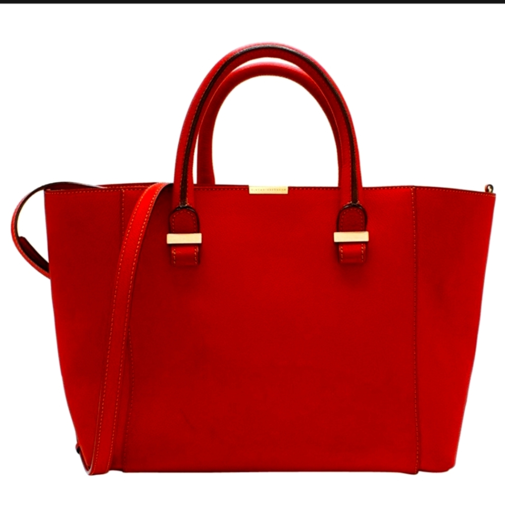 Victoria Beckham Red Tote Bag